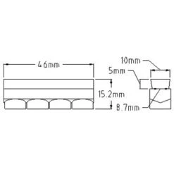 Kool-stop Kool Stop R10 Mafac Replacement Pad - KS-MRB / KS-MRSA (4 Pcs) 5 Kool-stop Kool Stop R10 Mafac Replacement Pad - KS-MRB / KS-MRSA (4 Pcs) -SRAM Bike Parts Sales 129138 02 c 219318