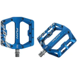 Funn Funndamental Flat Pedals - Blue