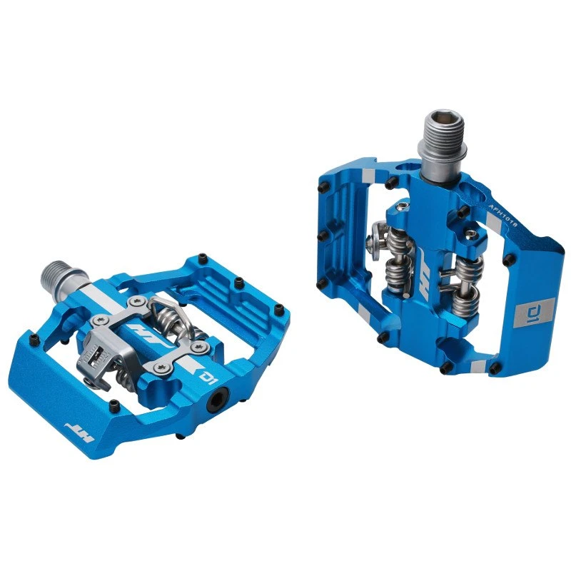 HT D1 DUO Clipless / Flat Pedals - Marine Blue 2 HT D1 DUO Clipless / Flat Pedals - Marine Blue - Image 2