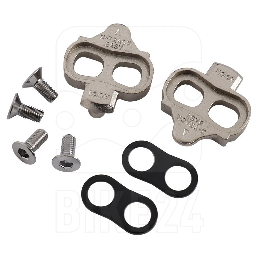 LOOK X-Track Easy Cleats - Anthracite 1 LOOK X-Track Easy Cleats - Anthracite