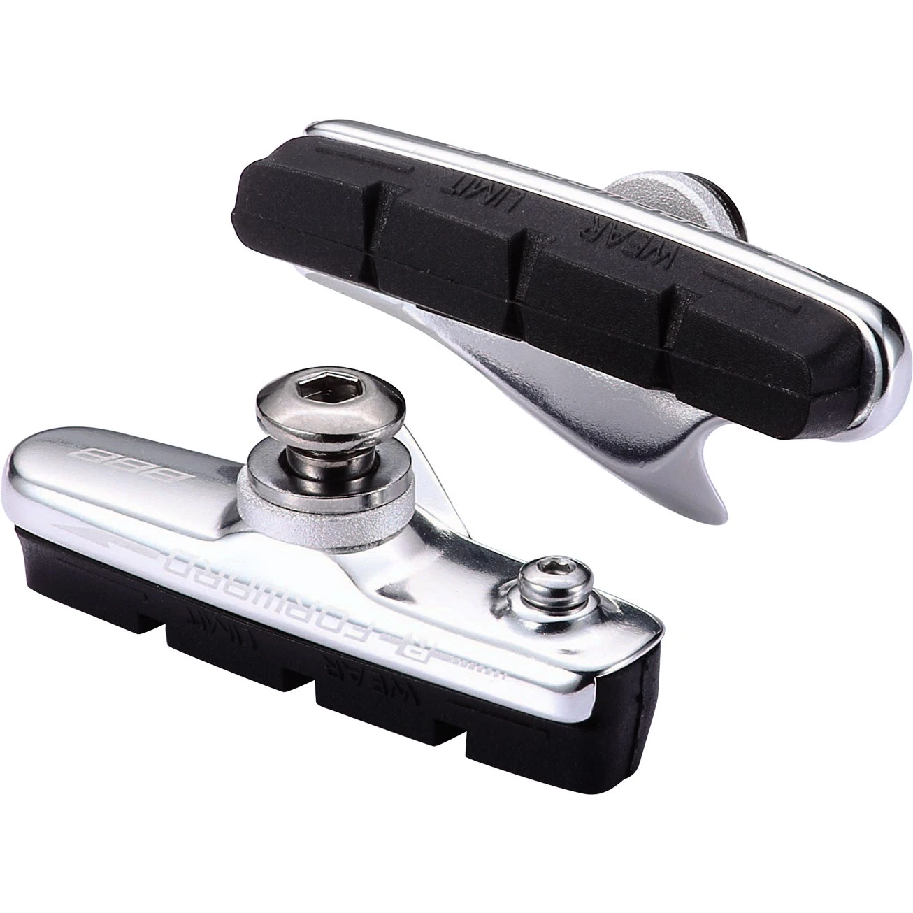 BBB Cycling RoadStop BBS-02 Road Brake Shoes (4 Pcs) - Silver 1 BBB Cycling RoadStop BBS-02 Road Brake Shoes (4 Pcs) - Silver