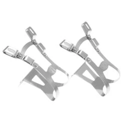BLB Steel DB/DG Toe Clips - Silver