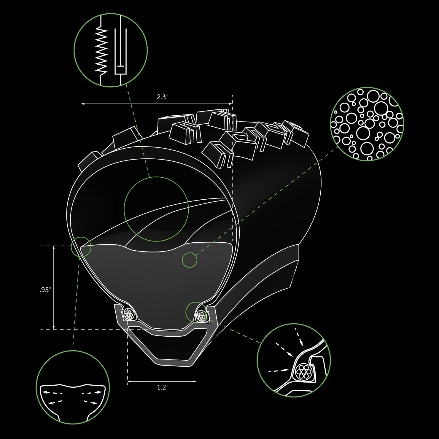 CushCore Gravel.CX Suspension System Tire Insert - Incl. Valves - Set (Pair) 6 CushCore Gravel.CX Suspension System Tire Insert - Incl. Valves - Set (Pair) - Image 6