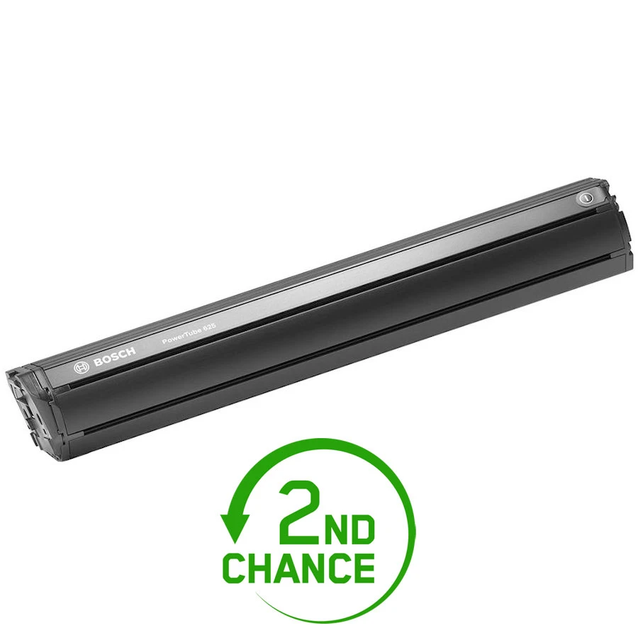 Bosch PowerTube 625 Battery - Horizontal - Black - 2nd Choice 1 Bosch PowerTube 625 Battery - Horizontal - Black - 2nd Choice