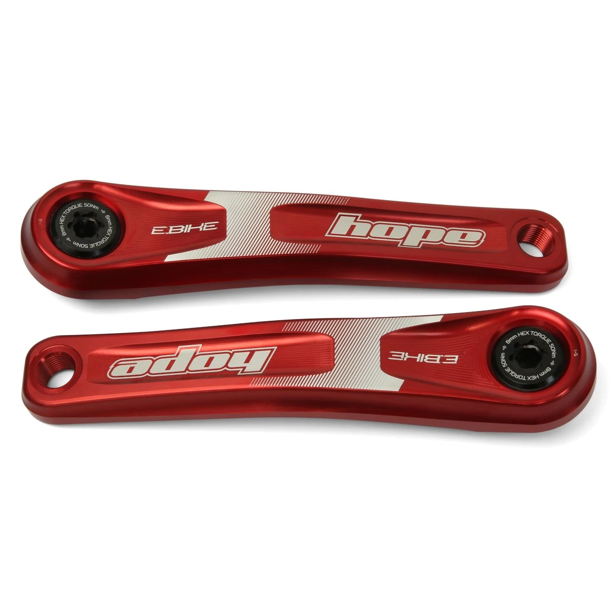 Hope E-Bike Crankset - Red 1 Hope E-Bike Crankset - Red
