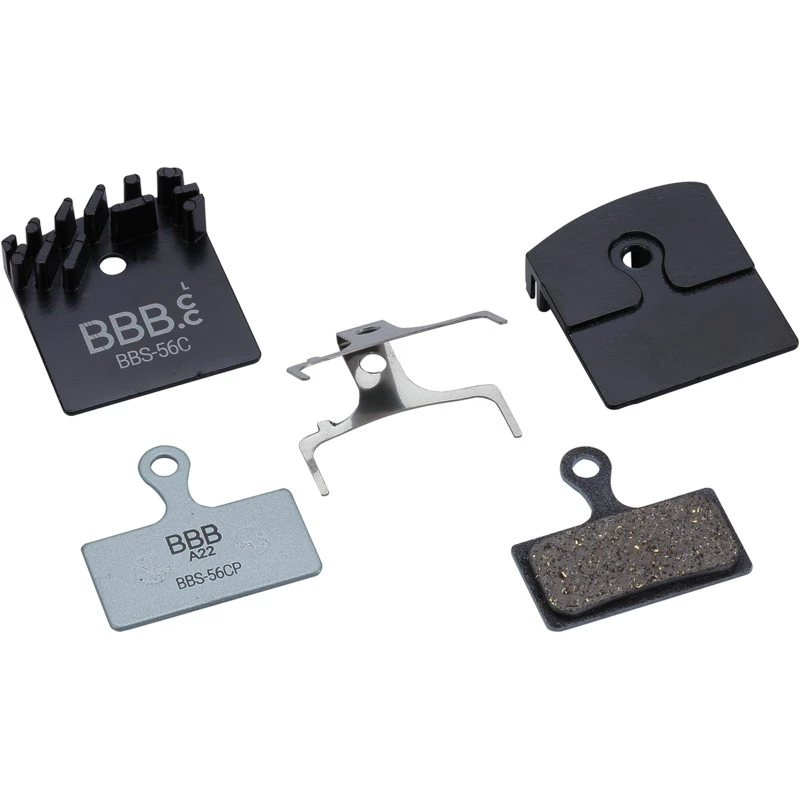 BBB Cycling Discstop Coolfin Brake Pads Shimano BBS-56C - Black/steelblue 2 BBB Cycling Discstop Coolfin Brake Pads Shimano BBS-56C - Black/steelblue - Image 2