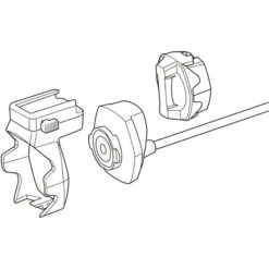 Cateye Cat Eye E-Bike Adapter Kit For Front Light GVolt 100 - Black -SRAM Bike Parts Sales cat eye e bike adapter kit black 4 1114678