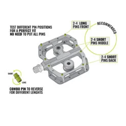 Magped ENDURO2 Magnetic Pedals - 200N Magnet -SRAM Bike Parts Sales enduro pin setup dark 1315832