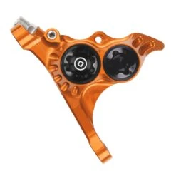 Hope RX4+ Caliper - Flat Mount +20mm - Front - DOT - Orange