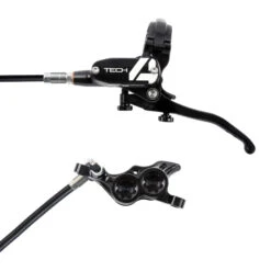 Hope Tech 4 E4 Disc Brake - Black/black - Lever Left