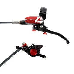 Hope Tech 4 X2 Disc Brake - Black/red - Lever Right