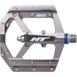 HT AE03 EVO+ Flat Pedal Aluminium - Grey