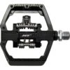 HT GD1 Duo Clipless / Flat Pedal Aluminium - Black
