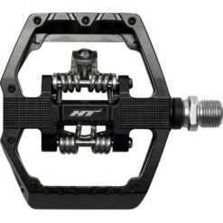 HT GD1 Duo Clipless / Flat Pedal Aluminium - Black