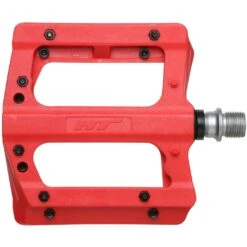 HT PA12A NANO P Flat Pedal Aluminium - Red