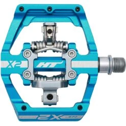 HT X2 Clipless Pedal Aluminium - Sky Blue