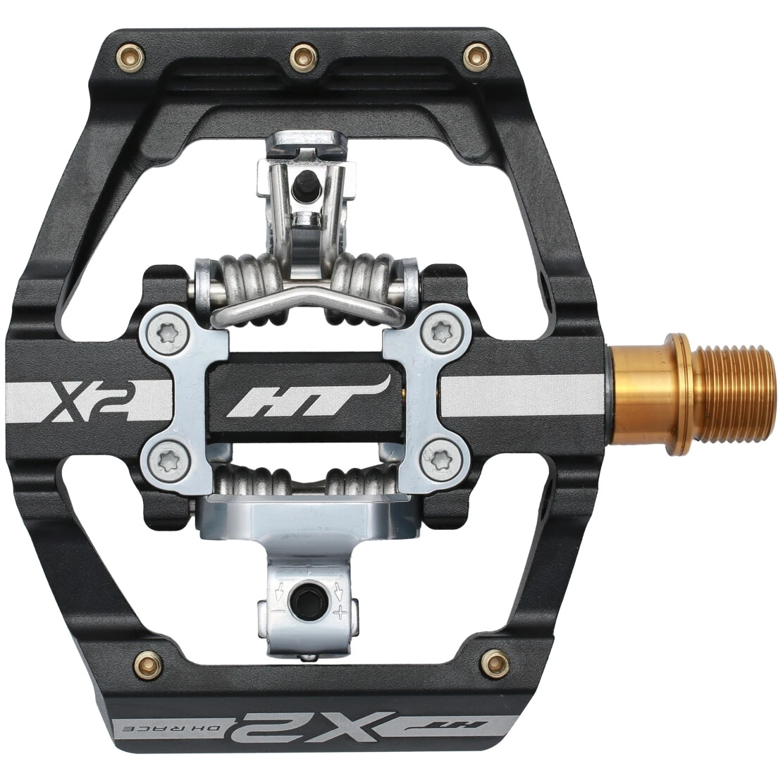 HT X2T Clipless Pedal Aluminium / Titanium - Black 1 HT X2T Clipless Pedal Aluminium / Titanium - Black
