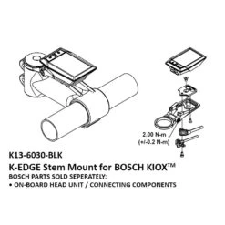 K-Edge BOSCH Kiox Stem Mount 31,8mm - Black -SRAM Bike Parts Sales k edge bosch kiox stem e bike mount 5 1127574