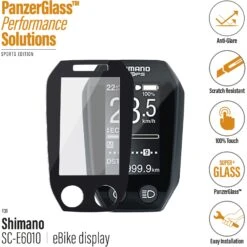 PanzerGlass Display Protection Glass For Shimano Steps E6010
