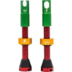 Peaty's X Chris King Tubeless Valves - MK2 - Rasta (50to01)
