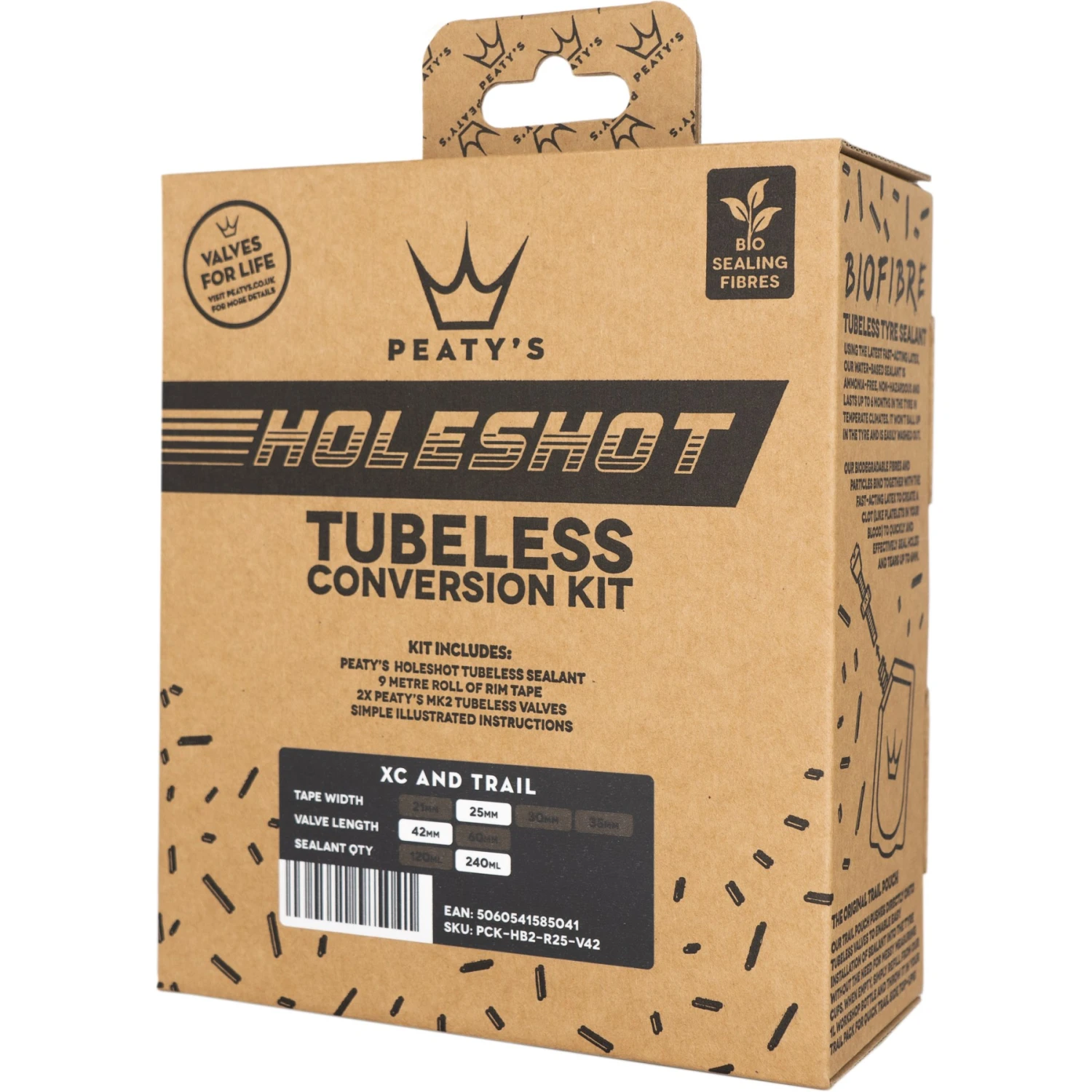Peaty's Holeshot Tubeless Conversion Kit - 25mm 3 Peaty's Holeshot Tubeless Conversion Kit - 25mm - Image 3