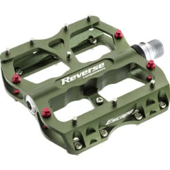 Reverse Components Escape Pedals - Olive