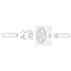 Rotor Direct Mount EMTB Chainring - Round | For Fazua Evation - ERing - New Logo -SRAM Bike Parts Sales rotor ekapic crankset for fazua brose construction 1258631 1345419