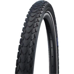 Schwalbe Marathon Mondial Wire Bead Tire - Performance | Addix | Race Guard | E-25 - 28" | Black Reflex