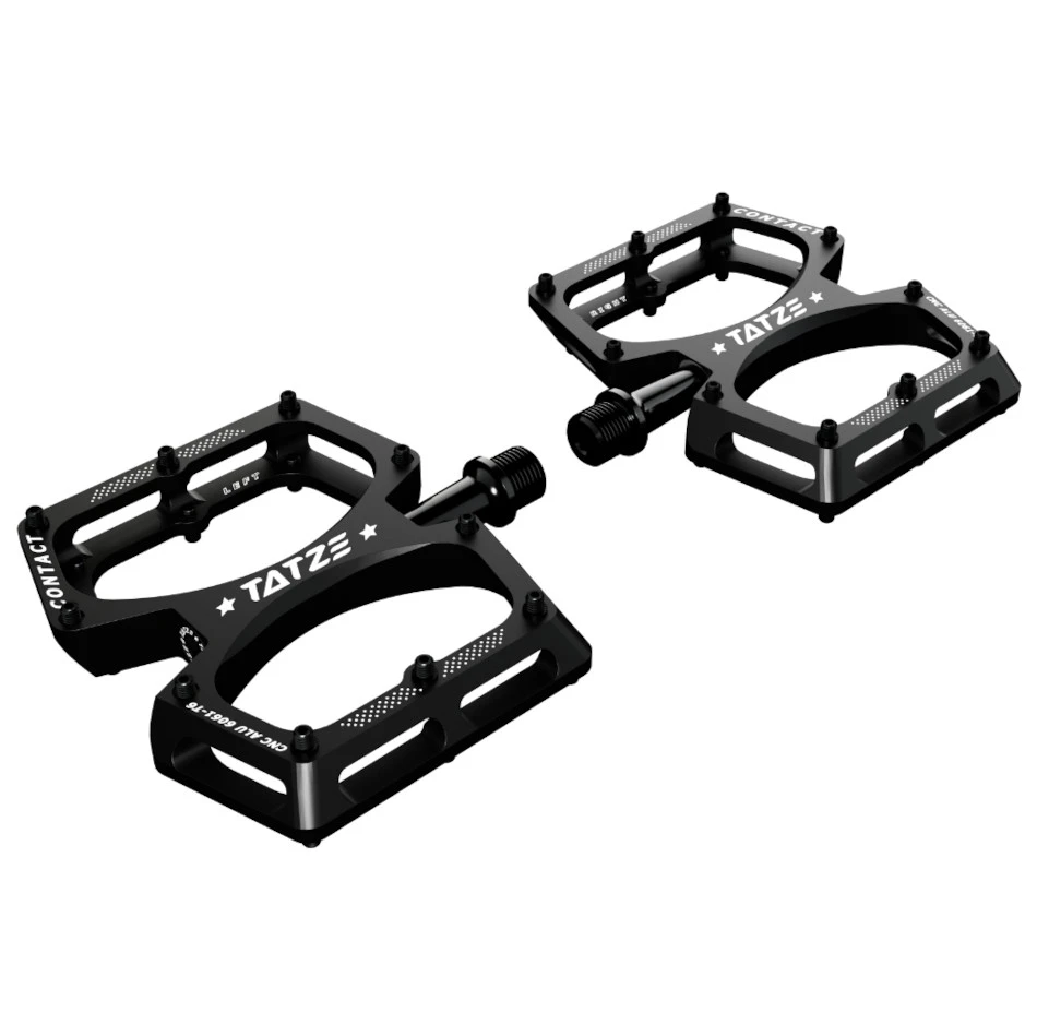 Tatze CONTACT CNC - MTB Flat Pedals - Small - Red 2 Tatze CONTACT CNC - MTB Flat Pedals - Small - Red - Image 2