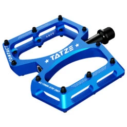 Tatze CONTACT CNC - MTB Flat Pedals - Junior - Blue