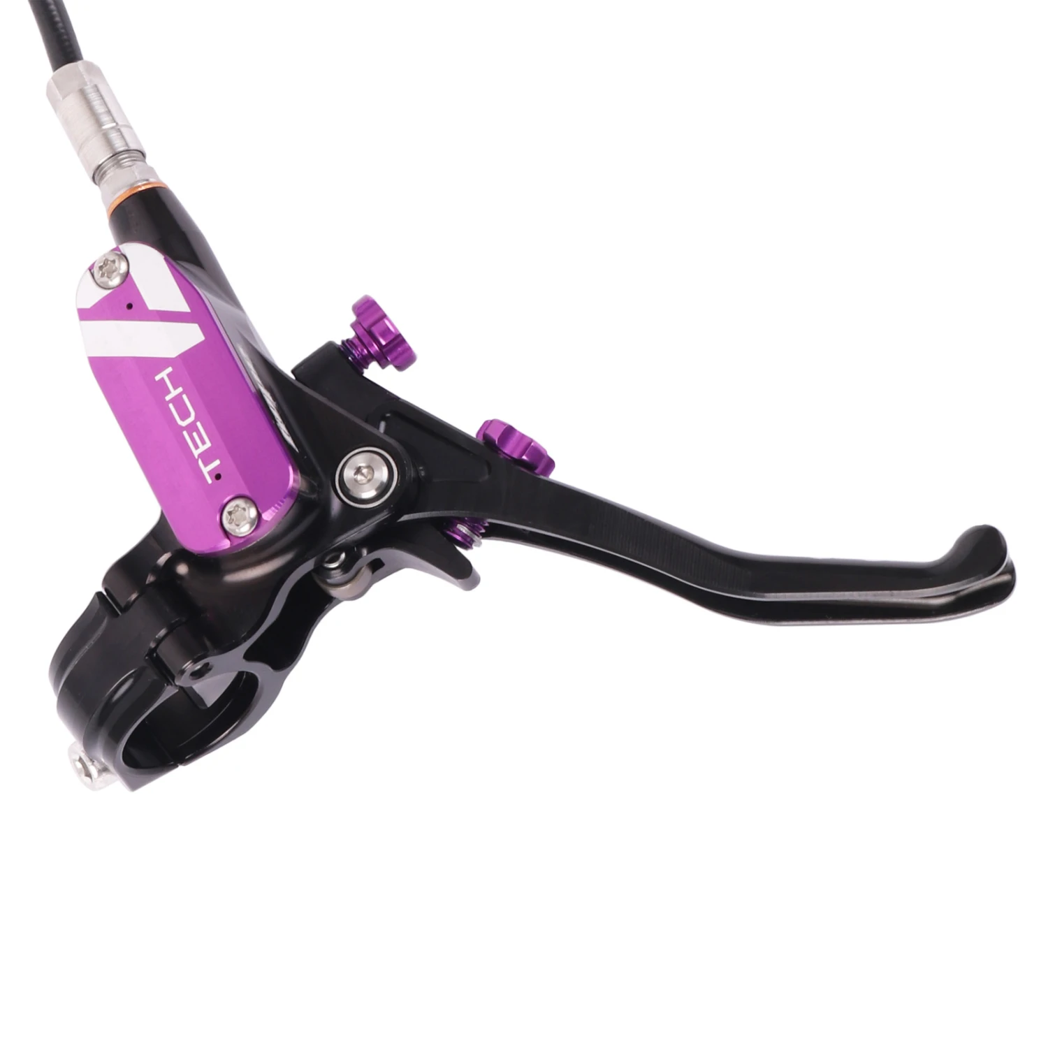 Hope Tech 4 E4 Disc Brake - Black/orange - Lever Left 5 Hope Tech 4 E4 Disc Brake - Black/orange - Lever Left - Image 5