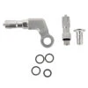 Trickstuff Fitting Kit Angled & M6x1 For Kevlar Brake Hose - Silver