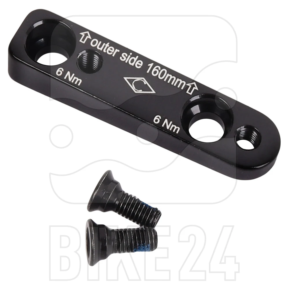 Campagnolo® Campagnolo Ekar Disc Brake Adapter - Flat Mount - Rear - 160mm 1 Campagnolo® Campagnolo Ekar Disc Brake Adapter - Flat Mount - Rear - 160mm